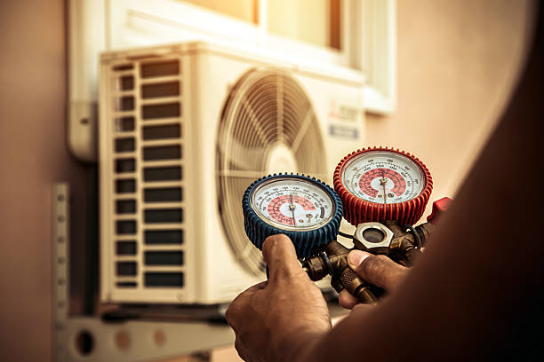 Professional Hvac Maintenance technician working in Otterbein, IN